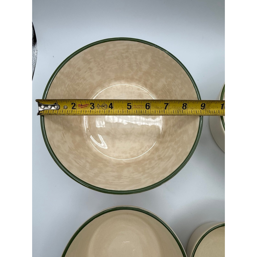 Vintage West Germany Cherry Mixing Bowl Set 4 Nesting Ceramic Bowls - Picture 7 of 9